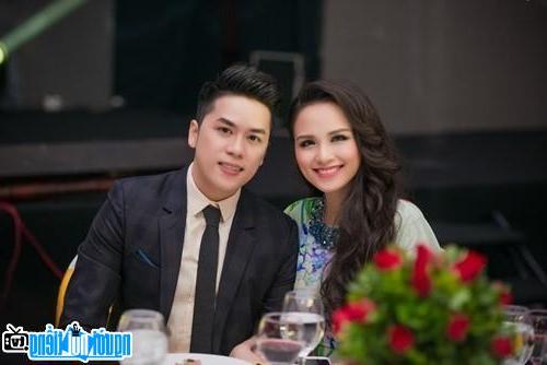 Hoa hậu Lưu Thị Diễm Hương và chồng hiện tại Quang Huy