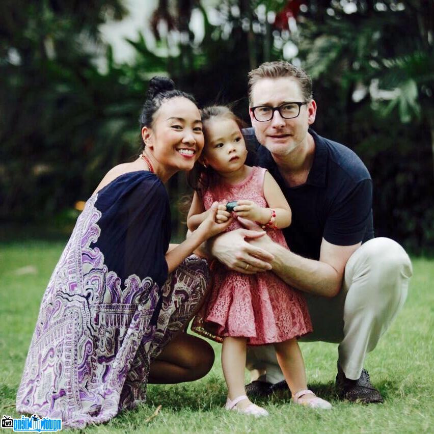 Hình ảnh gia đình nhỏ của Đoan Trang