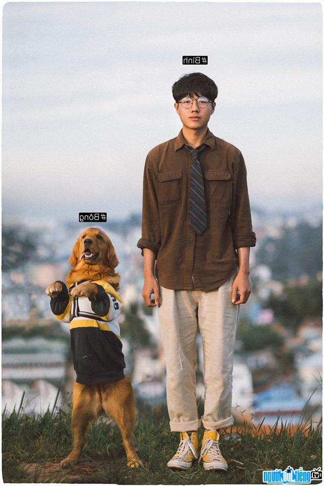 Bộ ảnh độc đáo của Thanh Bình cùng bạn cún Bông