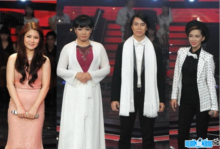Lộ diện hình ảnh top 4 chương trình Giọng hát Việt mùa 1