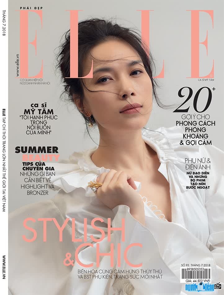 Hình ảnh trang bìa tạp chí Elle Việt Nam