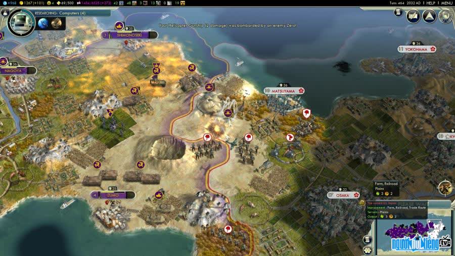 Hình ảnh giao diện Game Sid Meier's Civilization V