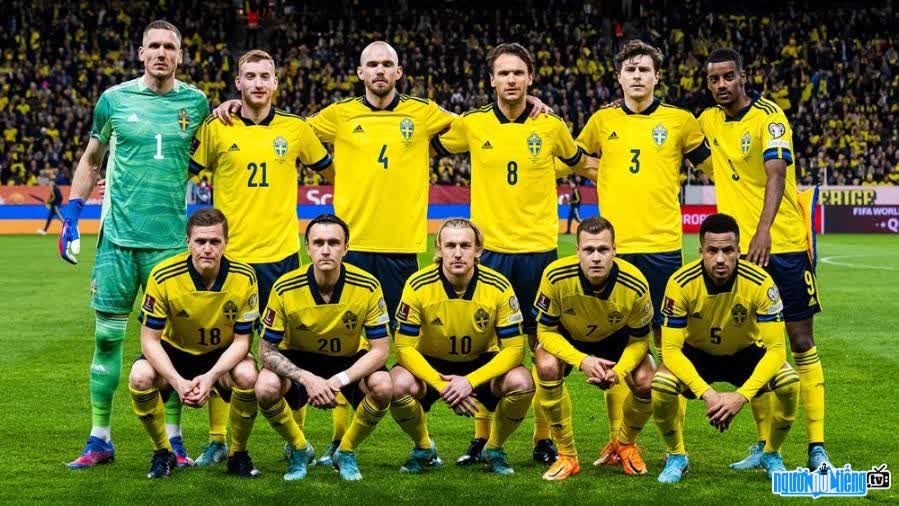 Hình ảnh một đội hình của đội tuyển bóng đá Thụy Điển