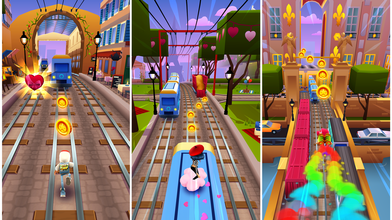Game Subway Surfers mang đến cho người chơi những trải nghiệm thú vị