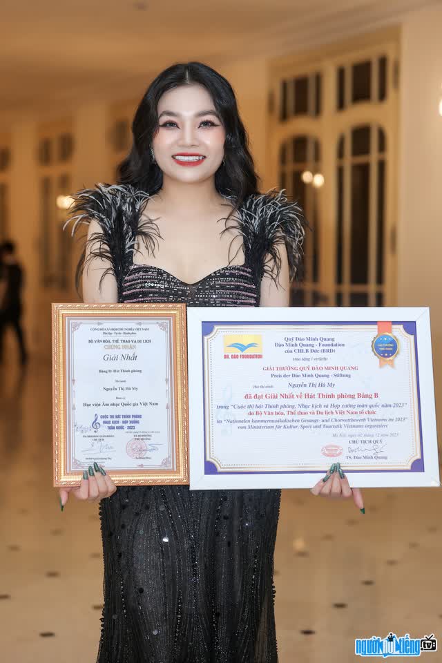 Nguyễn Hà My vừa giành giải Nhất Giải Nhất cuộc thi hát Thính phòng toàn quốc năm 2023