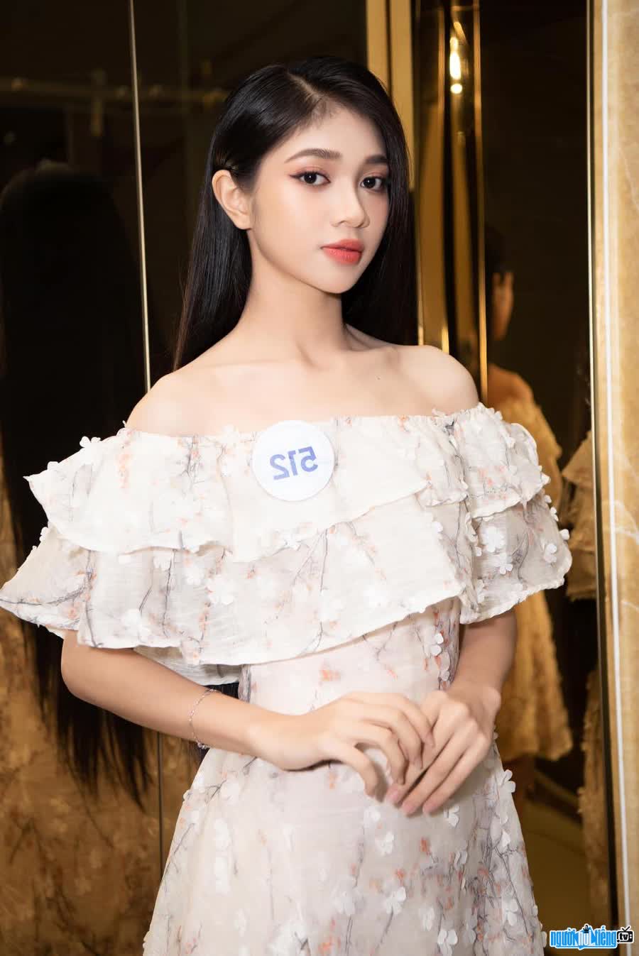 Hình ảnh Huỳnh Minh Kiên tại cuộc thi Hoa hậu Thế giới Việt Nam 2023