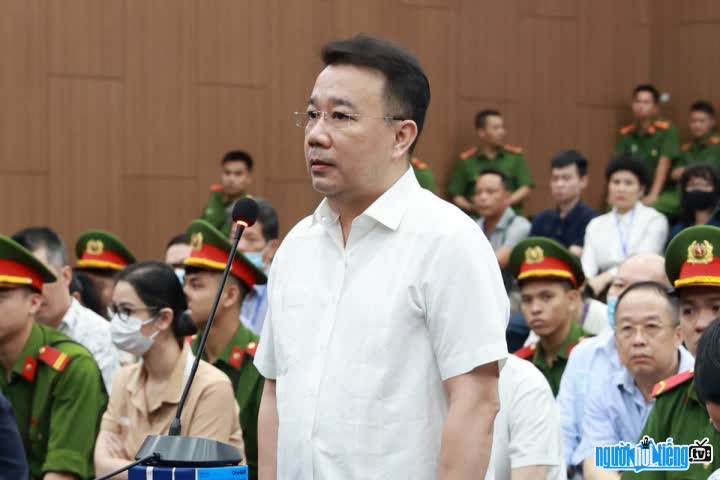 Nguyễn Anh Tuấn - Cựu Phó giám đốc Công an Hà Nội tại phiên toà xét xử