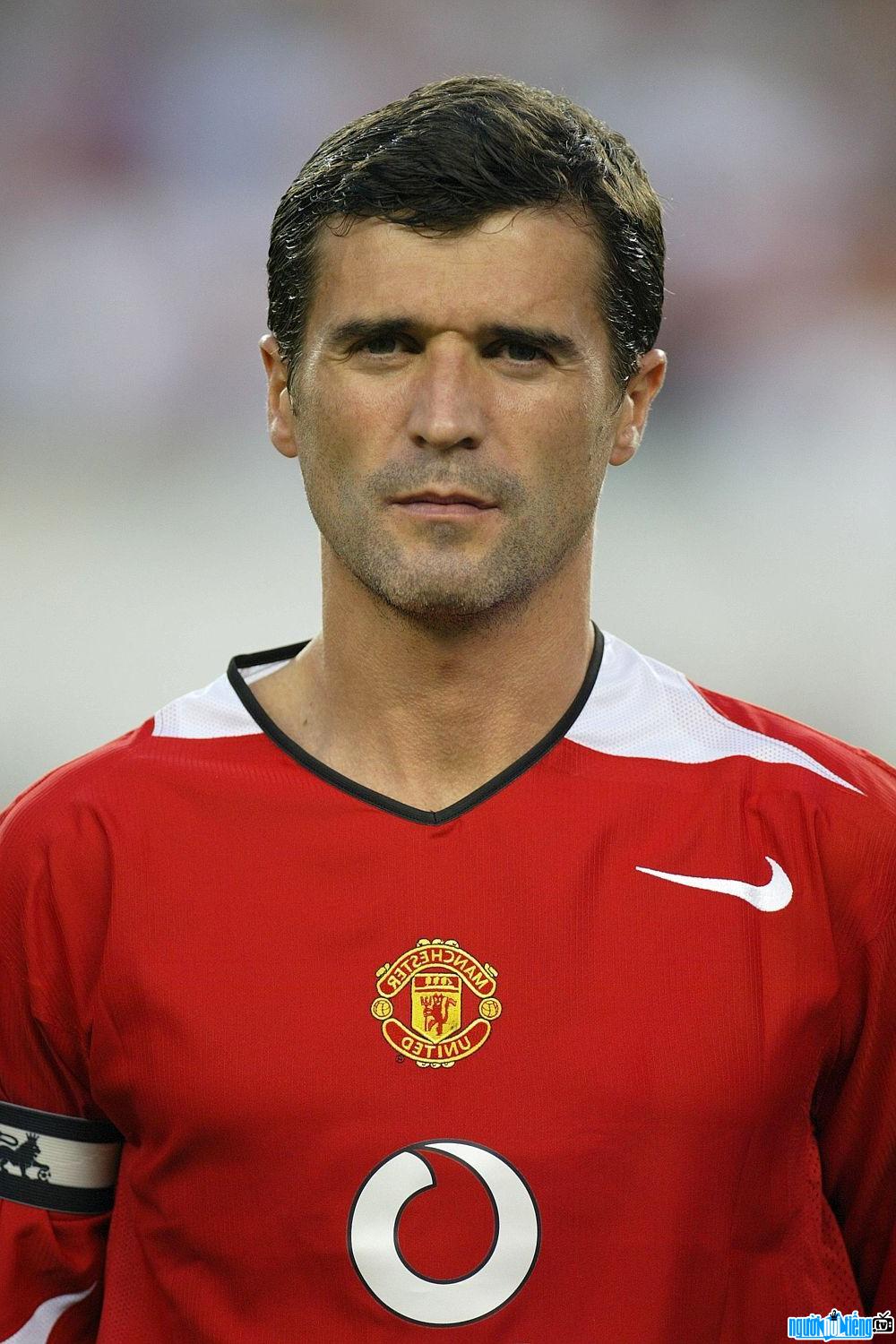 Hình ảnh cầu thủ Roy Keane thời còn trẻ