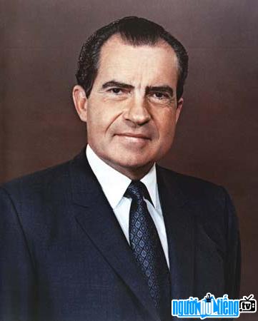 Một hình ảnh chân dung Tổng Thống Mỹ Richard Nixon