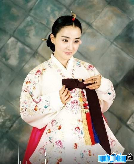 Diễn viên Park Eun-hye trong một bộ phim cổ trang