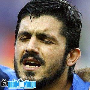 Một hình ảnh chân dung của Cầu thủ bóng đá Gennaro Gattuso