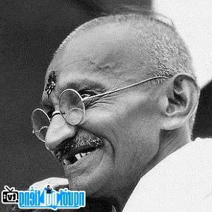 Một hình ảnh chân dung của Lãnh đạo quyền dân sự Mahatma Gandhi