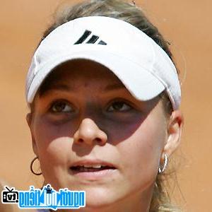 Một hình ảnh chân dung của VĐV tennis Maria Kirilenko