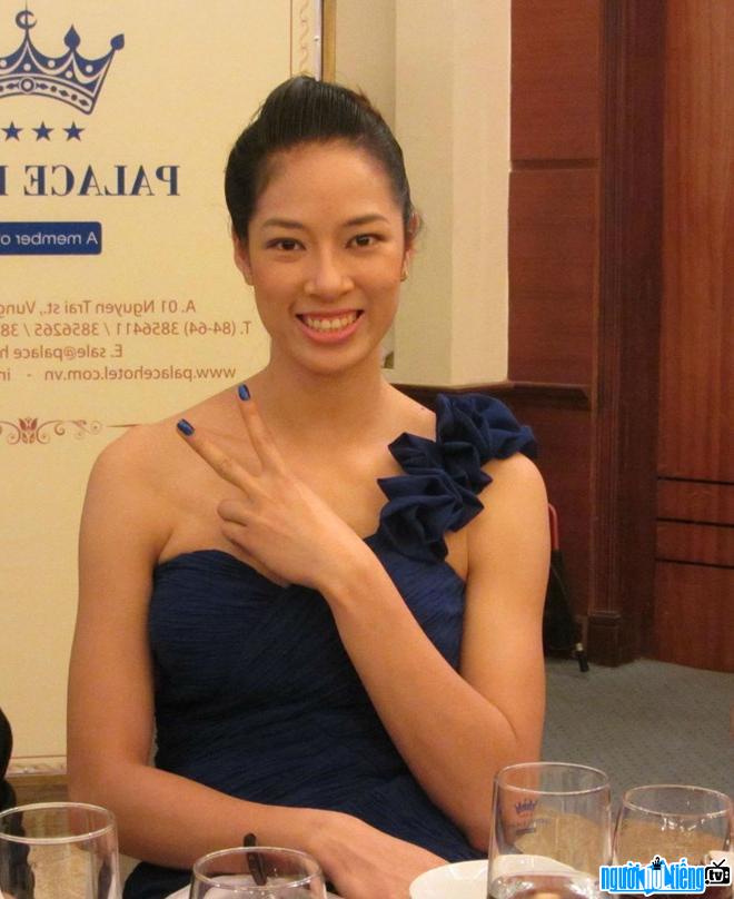 Trà Giang từng là Á khôi Miss VTV Cup 2012.