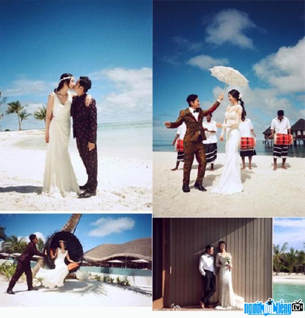 Ảnh cưới đẹp lung linh của diễn viên Vương Tổ Lam