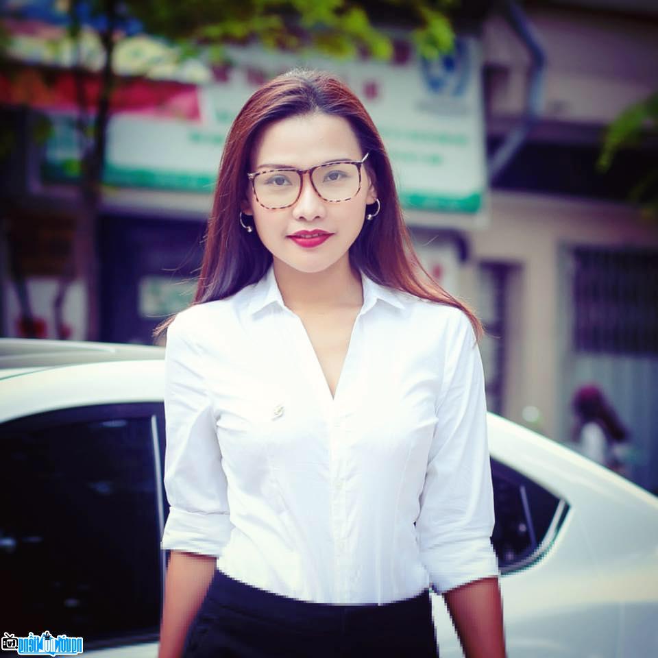 A picture of famous MC Ngo Nhu Quynh-Vietnam