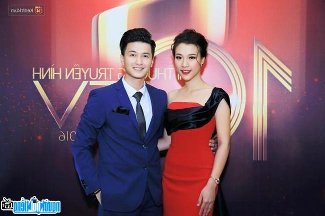 Huynh Anh and his girlfriend Hoang Oanh