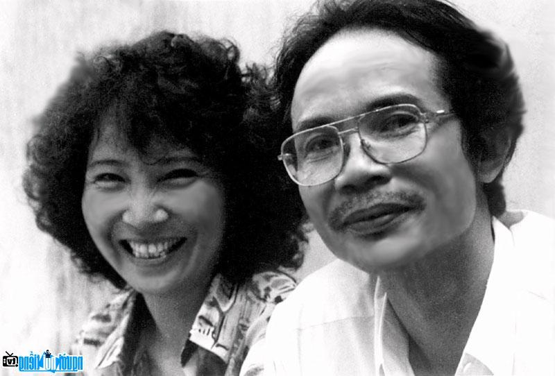  Photo of Writer Duong Thu Huong and colleagues