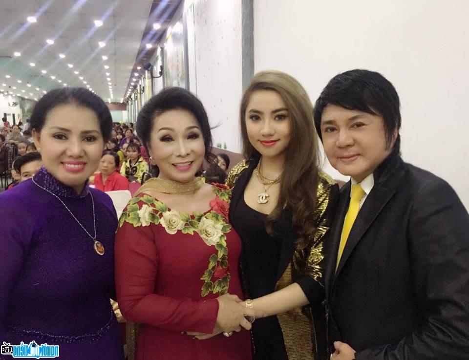  Picture of Singer Chau Ngoc Tien and colleagues
