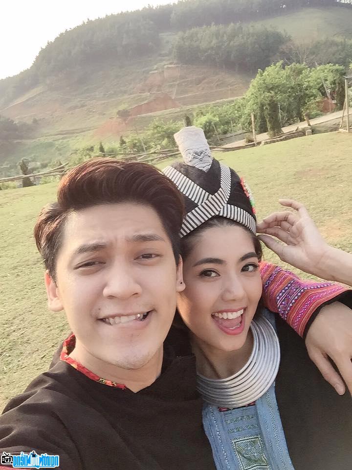 Hot girl Dam Phuong Linh and her boyfriend