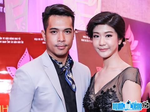 The photo Singer Truong The Vinh and captain Huynh Ly Dong Phuong when they were still in love