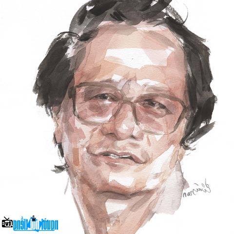 A painting of Tran Van Thuy- Famous director Nam Dinh- Vietnam