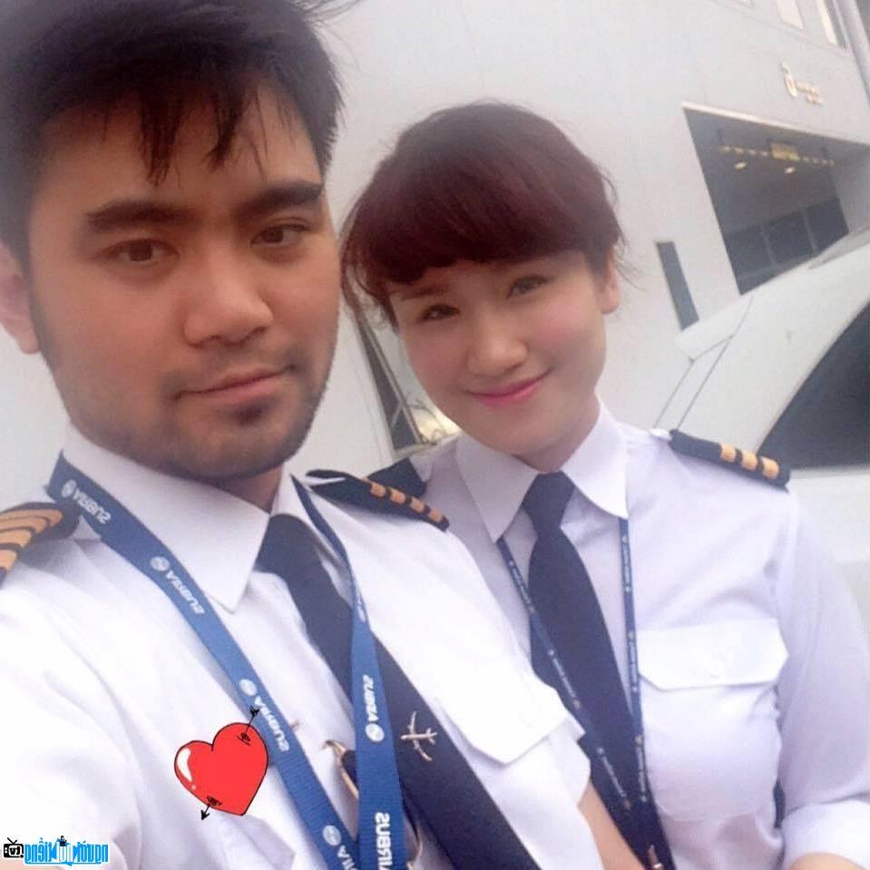 Picture of pilot and husband Tran Trang Nhung