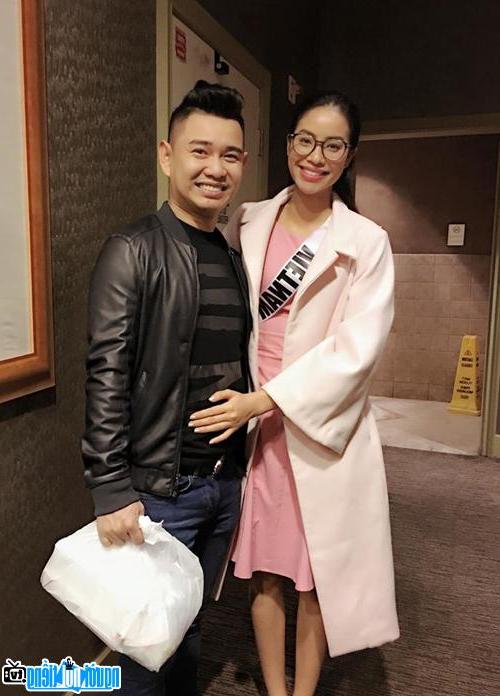  makeup artist Huynh Loi and Miss Pham Huong