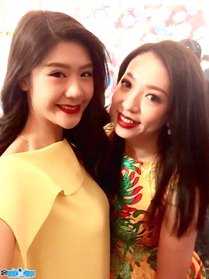 Huynh Ly Dong Phuong and a friend