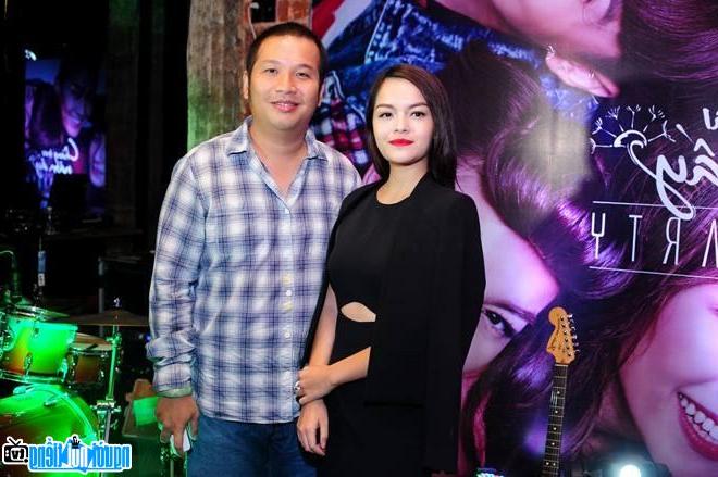 Director Quang Huy and his wife
