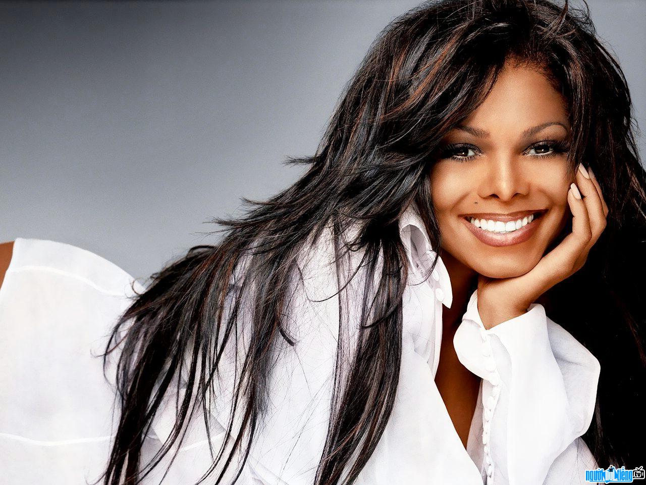 Latest image of female singer - actress Janet Jackson