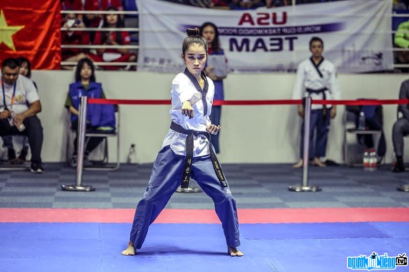 VĐV Taekwondo Mộng Quỳnh tự tin thi đấu