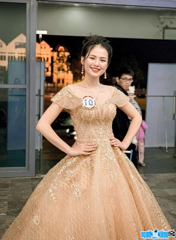 beautiful Tuyet Nhung in evening dresses