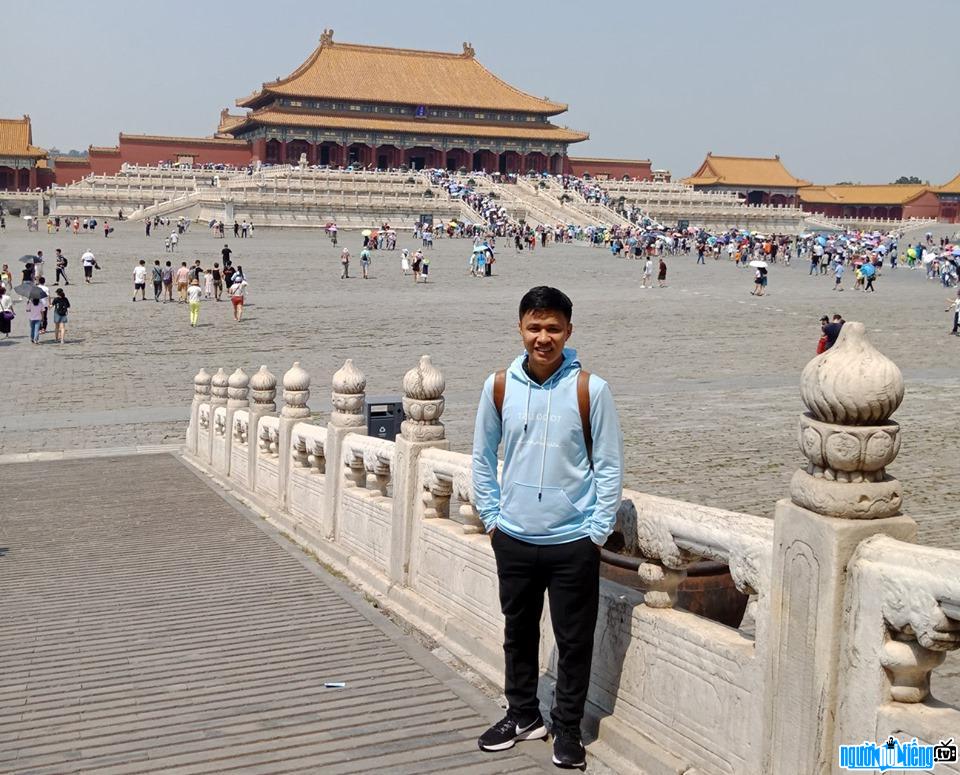 Duong Anh Vu on a trip to Beijing