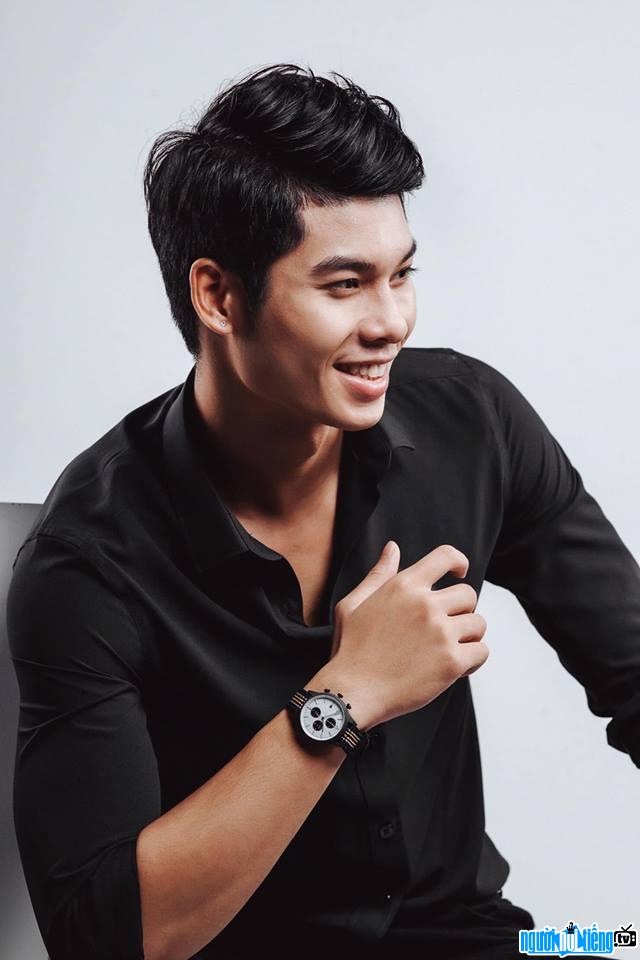 Picture of elegant and masculine model Pham Dinh Linh