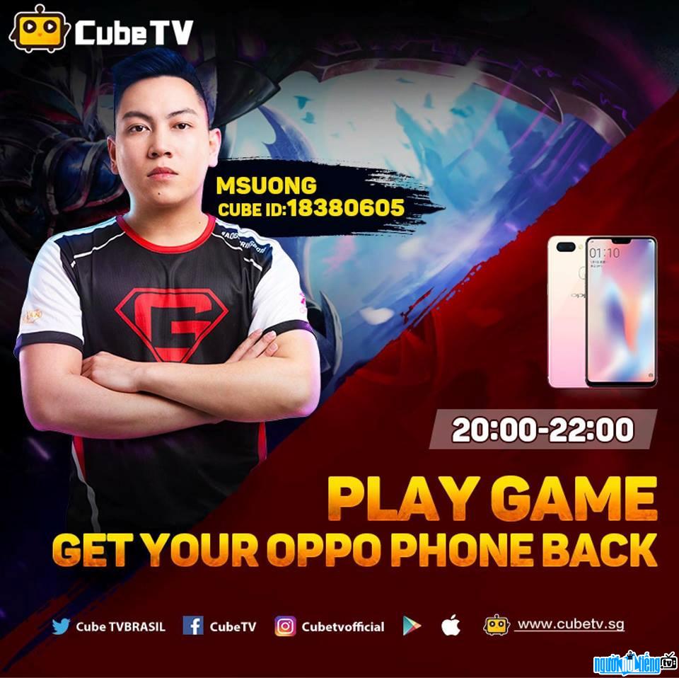 Streamer Msuong tham gia đấu game