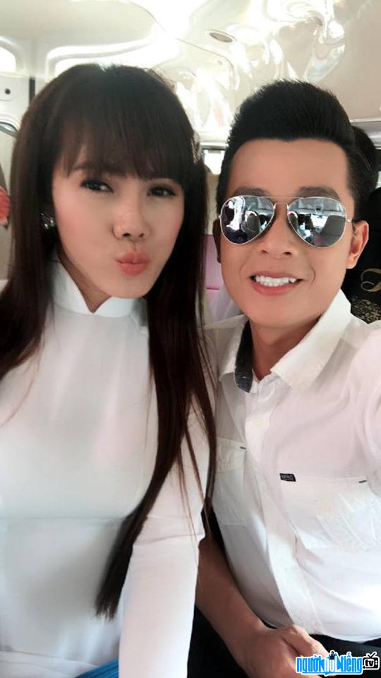 Picture of bingo artist Tam Thao and actor Hoa Hiep