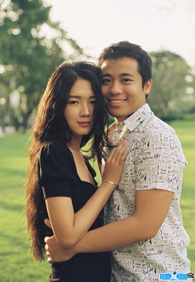  Beautiful image of Ky Phuong with her boyfriend Dinh Khuong