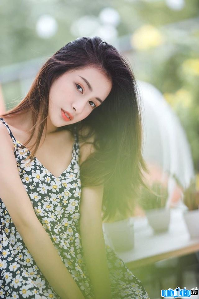 Cận cảnh nhan sắc xinh đẹp của hot girl đóng TVC Nguyễn Ngọc Bảo Trân