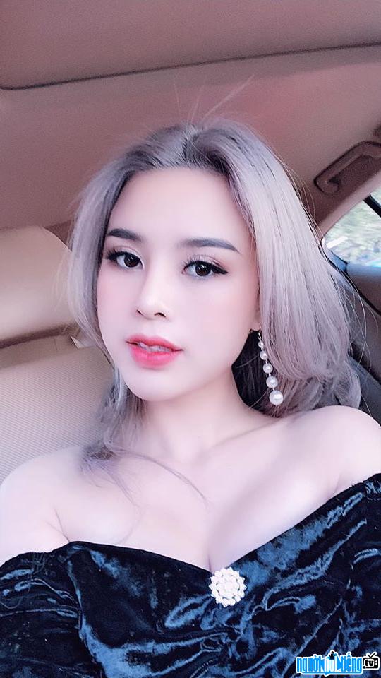 Close-up of Le Thi Anh's beautiful face