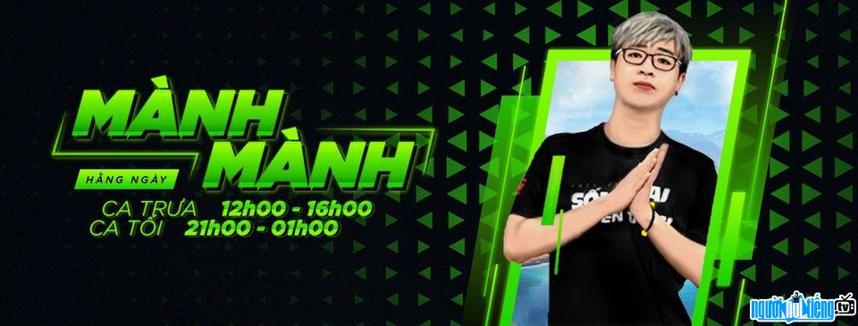  Manh Manh streamer image is loved by many young people