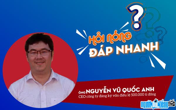 CEO Nguyễn Vũ Quốc Anh trả lời phỏng vấn