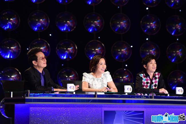 The main trio of judges of the TV show Familiar Face in the first seasons