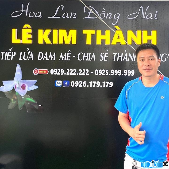 Doanh nhân Lê Kim Thành là chủ vườn lan có tiếng ở Đồng Nai