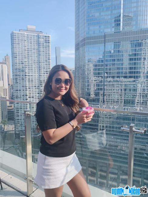 Daily life image of businesswoman Pham Ngoc Phuong