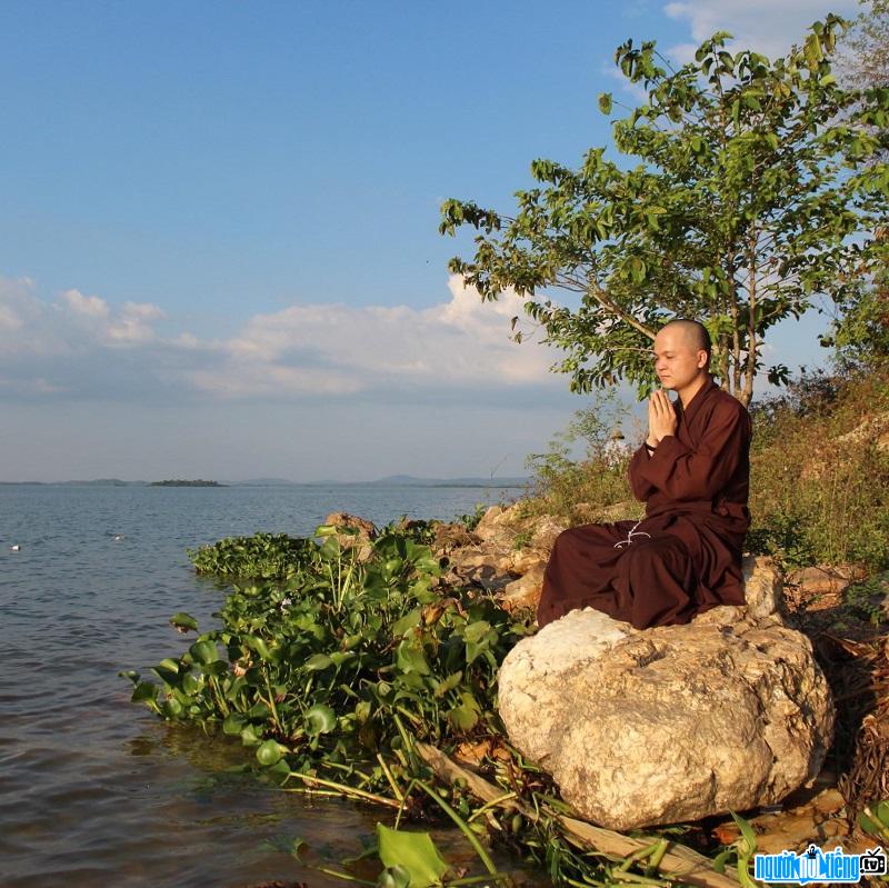  Monk Thich Thien Hung always tries to set an example for the true religion