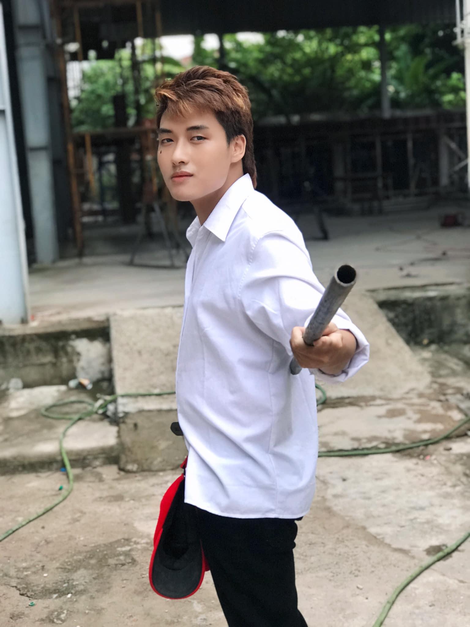 Hình ảnh Đào Nguyễn Ánh trong một vai diễn học sinh