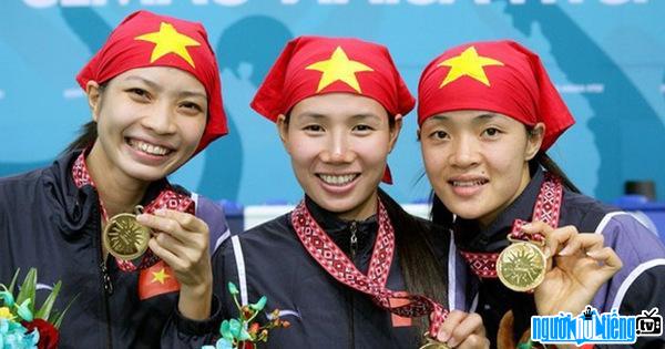 Lưu Thị Thanh cùng đồng đội giành nhiều giải thưởng cho thể thao nước nhà