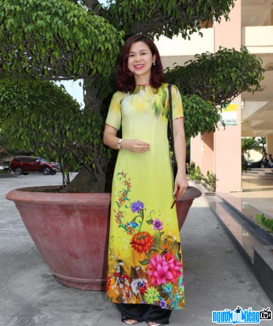 Cô giáo Nguyễn Thị Hiền là giảng viên trường Đại Mỏ - Địa chất