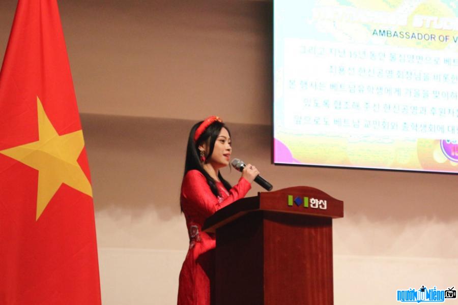 Le Nguyen Minh Phuong is the first Vietnamese girl to become an honorary citizen of Seoul